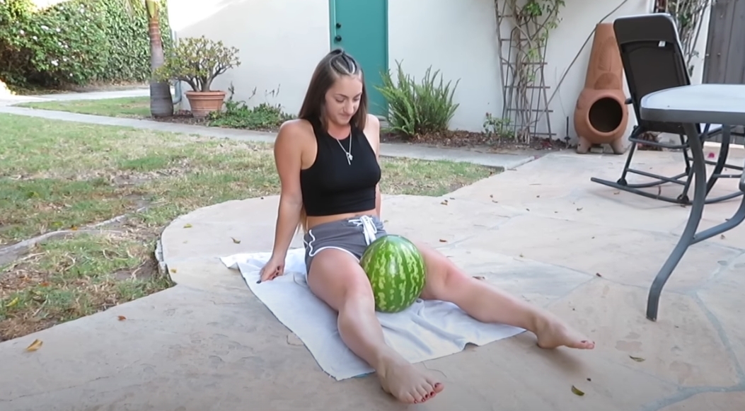 Watermelon scissor challenge 3